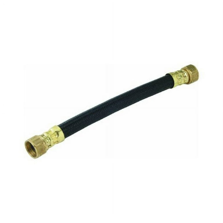 3/4 in. FIP x 3/4 in. FIP x 15 in. Polymer Braided Water Heater Connector (0.57 in. I.D.) 3/4 in. FIP x 3/4 in. FIP x 15 in. Polymer Braided Water Heater Connector (0.57 in. I.D.)