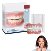 Multifunctional Silicone Denture Set: Moldable, Comfortable Dentures for Men and Women 3 Box