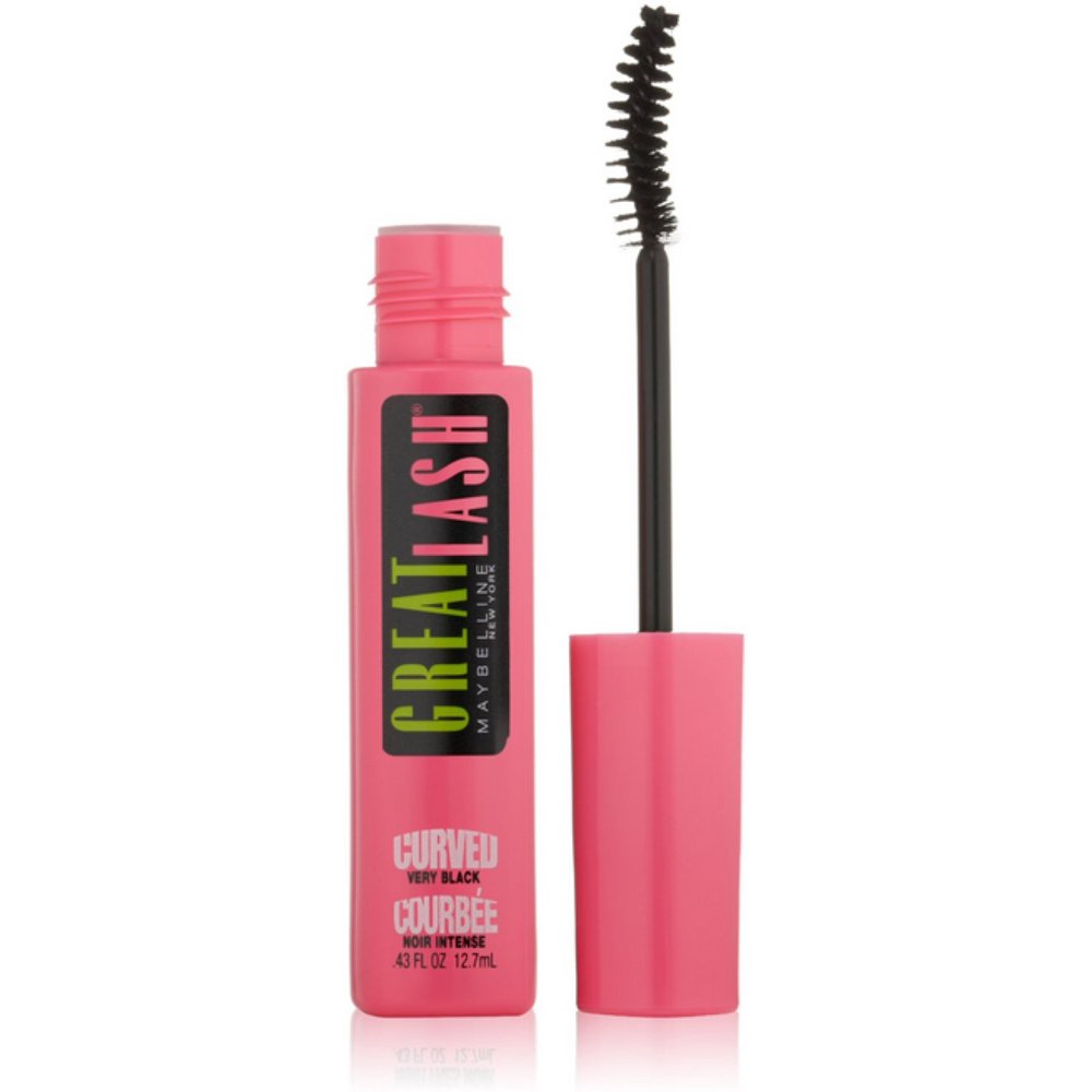 Maybelline Great Lash Curved Brush Washable Mascara, Very Black [121] 0