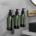 thumbnail image 4 of Wall Mounted Non-Perforated Stainless Steel Soap Dispenser Hotel Shampoo & Body Wash Separate Bottle Bathroom Kitchen Bath, 4 of 9