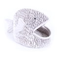 thumbnail image 3 of Lit pour Animaux de Compagnie Semi-Fermé en Forme de Poisson Chaud Lit pour Chat Lit de Couchage avec Coussin, 3 of 8