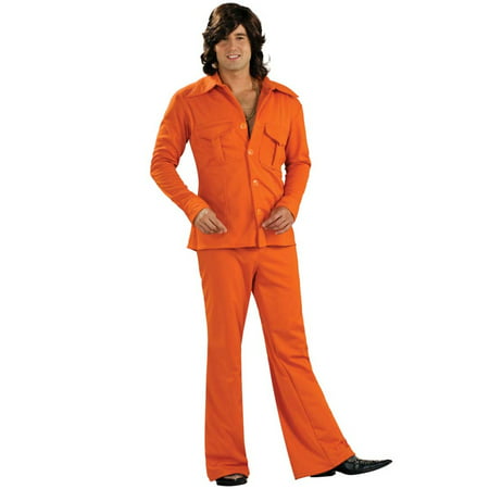 Adult Orange Leisure Suit Costume Rubies 889181