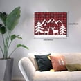 thumbnail image 2 of Balery Christmas Buffalo Plaid Pattern Canvas Decorative Picture – 30x40in Premium Wall Art, Modern Canvas Print for Home Decor（Horizontal）, 2 of 6