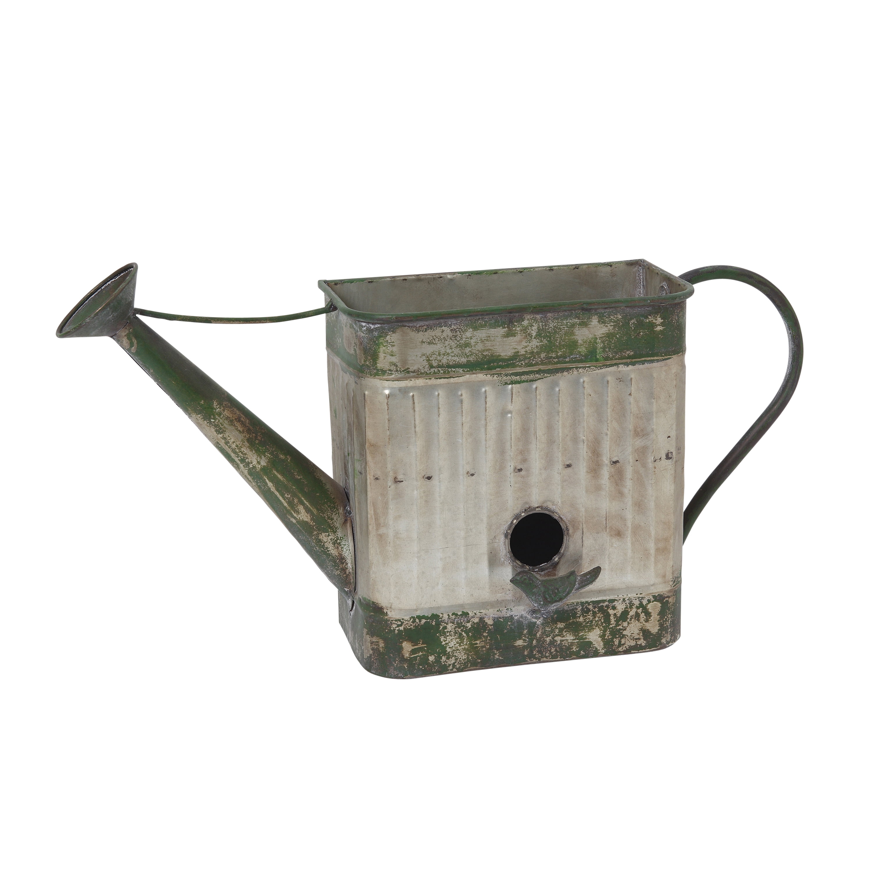 Gerson 21.5Inch Long Hanging Metal Watering Can Planter