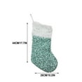 thumbnail image 3 of hulanddfd Christmas Stockings, Non-Woven Christmas Tree Ornaments Xmas Fireplace Hanging Stockings Decoration for Xmas Party Fireplace Family Hanging Stocking Decoration Mint Green, 3 of 5