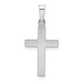 thumbnail image 4 of Real 14kt White Gold Polished Latin Cross Pendant; for Adults and Teens; for Women and Men, 4 of 4