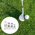 thumbnail image 4 of Cubiertas de cabeza de golf Baoblaze PU de cuero 4 piezas blanco, 4 of 7