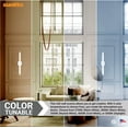 thumbnail image 4 of Sunlite 27" 1-Light LED Bar Light Fixture, 15W, 1050 Lumens, Color Temperature Selectable 2700K/ 3000K/ 3500K /4000K/ 5000K, Brushed Nickel, 4 of 8