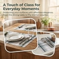 thumbnail image 2 of Unique Bargains Placemats Set of 6 Placemats for Kitchen Dining Table Washable Green, 2 of 7