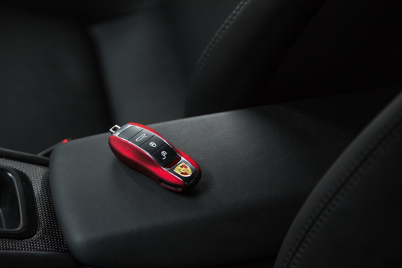 Grey Smart Key Shell Cover For Porsche Cayenne, Panamera, Macan, 911 - IJDMTOY