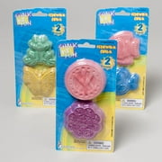 CHALK SIDEWALK 2PK/2IN 3AST PKS/2STYLES EA GOV BLISTER CARD, Case Pack of 36