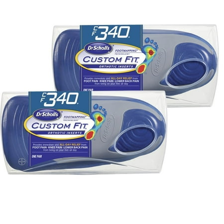 Magnetic Shoe Inserts - Dr. Scholl's Custom Fit Orthotic Shoe Inserts, CF340, 2-Pair