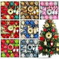 thumbnail image 3 of CY5O5ee Christmas Ornaments Set Shatterproof Fall Christmas Tree Decorations Ball Hanging Ornaments for Xmas Trees Decor Festival Decorative Gift Box Set 60PCS, 3 of 8