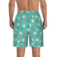 thumbnail image 3 of Naloa Cherry Strawberry Floral Men's Beach Shorts, Surfing shorts, Swim trunks, Quick Dry Swim Trunks for Surfing Beach Fun - 3X-Large, 3 of 9