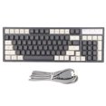 thumbnail image 2 of Wireless Gaming Keyboard, Ergonomic Design 2.4G Wireless Gaming Keyboard 2000mA Battery Floating Keycaps  For Computers L900 Gray White Wireless Keyboard, 2 of 8