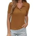 thumbnail image 2 of Fridja T-Shirt Décontracté pour Femmes Hauts d'Été Chemise à Manches Courtes, 2 of 7