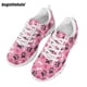 thumbnail image 1 of Doginthehole - Zapatos planos para mujer, zapatillas de verano de malla cómodas con estampado de pata de dibujos animados, zapatos vulcanizados para estudiantes, zapatillas de mujer, 1 of 6