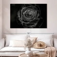 thumbnail image 2 of Elephant Stock Black Baccara Rose Wall Art - Horizontal Canvas Wall Art - Living Room Wall Decor - Gothic Canvas - Black And Gray Decor - 51" x 34", 2 of 8