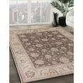 thumbnail image 2 of Ahgly Company Indoor Rectangle Mid-Century Modern Tan Brown Oriental Area Rugs, 5' x 7', 2 of 6