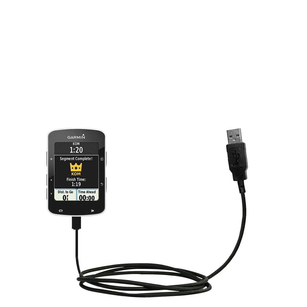 Charger Black Cable for Garmin Edge 520 Plus Bike Computer 90cm USB Data 