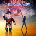thumbnail image 5 of Fun Express Uncle Sam Inflatable Independence Day Decoration, Over 5 Feet Tall, 5 of 6