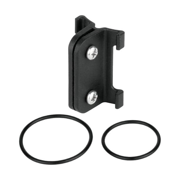 Soporte de montaje para matrícula de de bicicleta, soporte de piñón fijo con bandas de goma, de sillín para piezas de accesorios de tubo redondo DYNWAVEMX Portamatrículas Bike Race