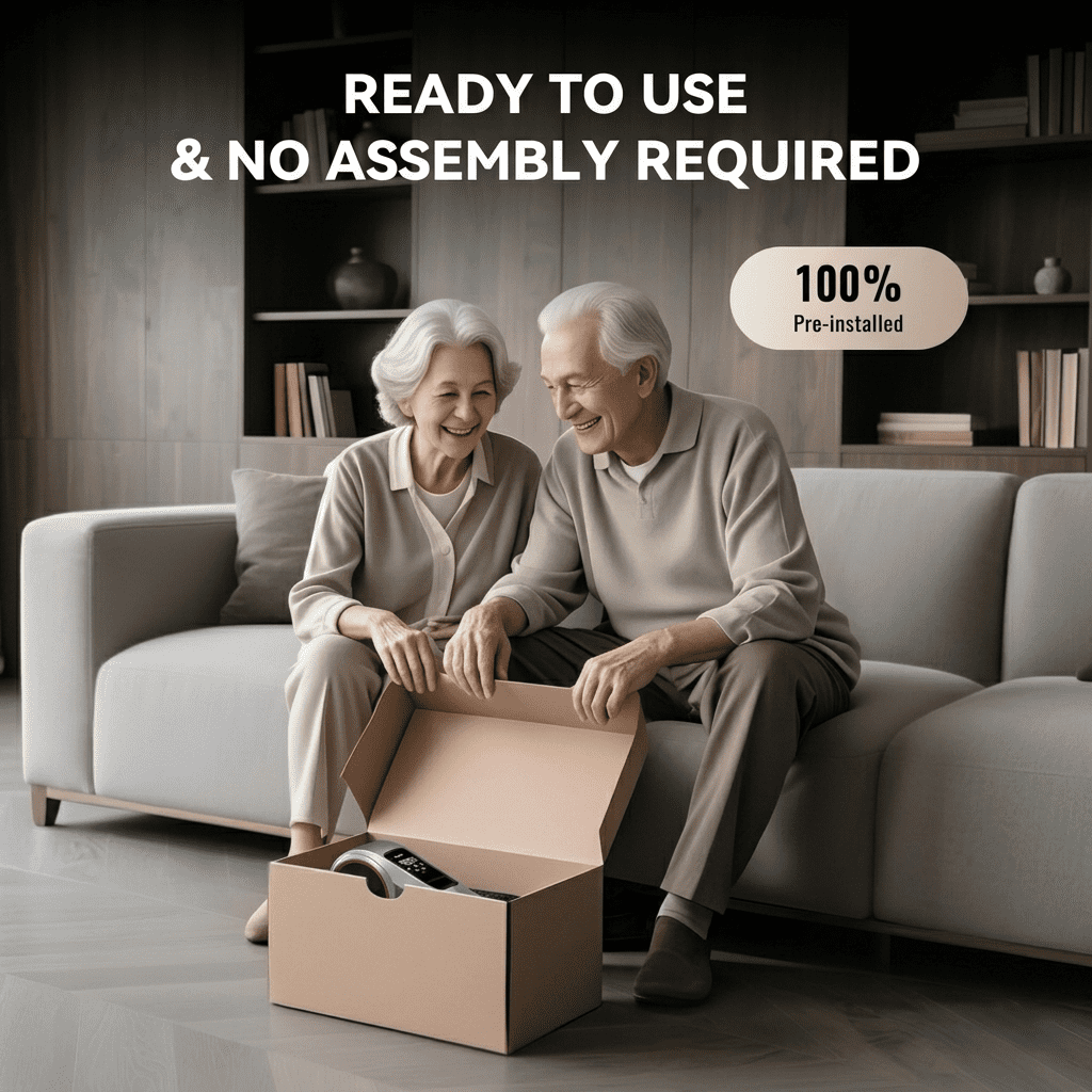 HARISON Mini Elliptical Machine for Seniors, Under Desk Elliptical Machine with Remote Control, Seated Mini Elliptical Trainer with 12-Level Magnetic Resistance