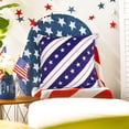 thumbnail image 2 of Independence Day Pillow Home Cushion Seat Cushion Flag Pillow With Core Striped Design For Patriotic Home Decor Living Room Bedroom Office Chair Sofa Couch Accent Throw Pillow, 2 of 7