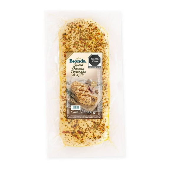 Queso Oaxaca Bionda trenzado al ajillo 908 g