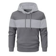 thumbnail image 4 of Donemore Men's Thermal Hoodie Waffle Knit Fleece Lined Comfort Fit Casual Athletic Pullover, 4 of 9