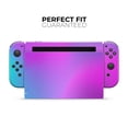 thumbnail image 4 of Design Skinz - Compatible with Nintendo Switch Console + Joy‑Con - Skin Decal Protective Scratch-Resistant Removable Vinyl Cover - Neon Holographic V1, 4 of 5