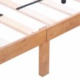 Sturdy Queen Size Wooden Platform Bed Frame with Reliable Wood Slat