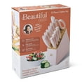 thumbnail image 2 of Beautiful 12 Piece Stainless Steel Knife Knife Set Block Soft Grip Handles Rose by Drew Barrymore, 2 of 10