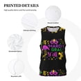 thumbnail image 3 of Sikiie Mardi Gras with Flamingo Basketball Jersey Reversible Men's Mesh Athletic Sports Shirts Training Practice S-4XLSmall, 3 of 6