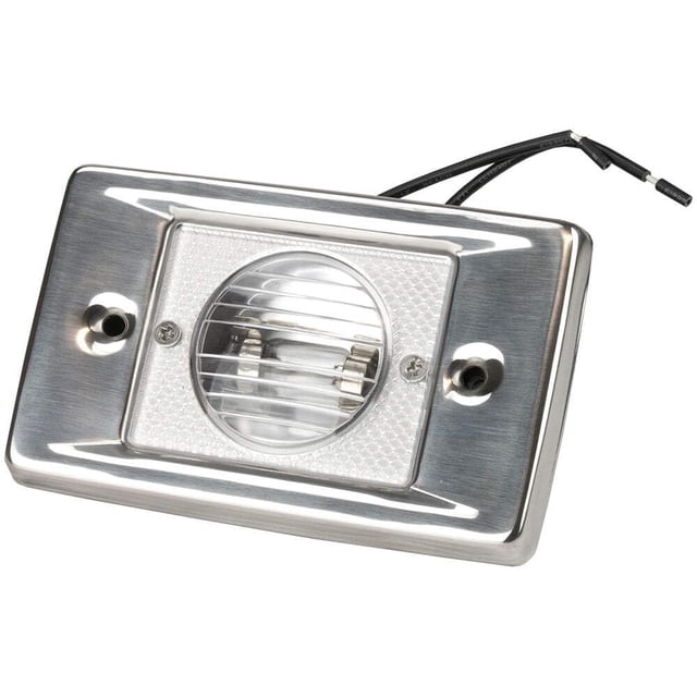 Transom Light Sea-Dog rectangular de acero inoxidable