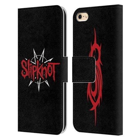 Head Case Designs Officially Licensed Slipknot We Are Not Your Kind Star Crest Logo Leather Book Wallet Case Cover Compatible with Apple iPhone 6 / iPhone 6s