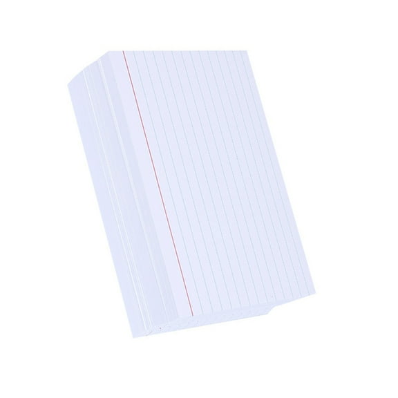RUISINERY 300 Sheets Indexed Cards Lined Vocabulary Cards Presentation Cards Learning Flashcards School Supplies for Student