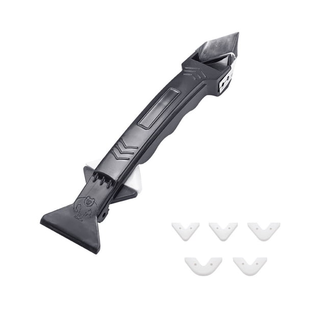 Raspador 5 en 1 removedor de silicona calafateo acabado sellador raspador Kit herramientas metal