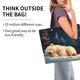 thumbnail image 2 of Fotbe Starry Sky Sleep White Bear Bolsa Tote Estética de Lona con Estampado para Mujer - Bolsa Reutilizable de Hombro Casual para Vacaciones, Compras, Trabajo y Gimnasio, 2 of 8