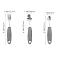 thumbnail image 2 of SHISUYAN 1 Set Anti Shaking Spoon Fork Set for Arthritis Sufferers Dishwasher Safe Kitchen Tools, 2 of 8