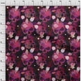 thumbnail image 4 of oneOone Rayon Magenta Fabric Skull Sewing Craft Projects Fabric Prints By Yard 56 Inch Wide, 4 of 5