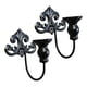 thumbnail image 3 of 2 candelabros de pared para velas, candelabros colgantes, adornos Negro, 3 of 9