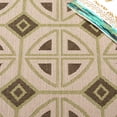 thumbnail image 5 of Safavieh Courtyard Adam Geometric Indoor/Outdoor Area Rug, Beige/Sweet Pea, 5'3" x 7'7", 5 of 10