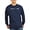 Navy, variant on CafePress - Power Rangers Eat Game M Men's Long Sleeve T Shirt - Long Sleeve Dark T-Shirt