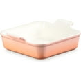 thumbnail image 6 of Stoneware Heritage Square Dish, 3 qt. (9"), Flame, 6 of 8