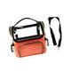 thumbnail image 5 of Bolsa de viaje para cosméticos, transparente, soporte para brochas de maquillaje, estuche de maquillaje profesional portátil de gran capacidad, estuch rojo anaranjado, 5 of 10
