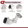thumbnail image 5 of Unique Bargains 1 Pc Engine Oil Cooler for Mercedes-Benz E350 Transmission Oil Cooler Trans Cooler with O-ring Seals No.6421800010 Silver Tone, 5 of 6