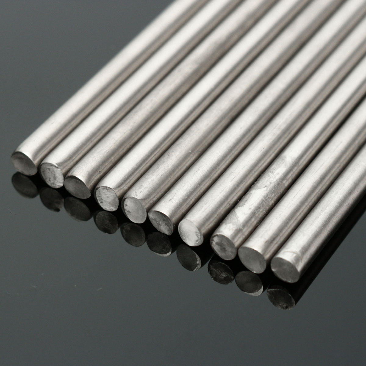 Materials by FriccoBB 5pcs 500mm Diameter 3mm Stainless Steel Round Rod Round Solid Metal Bar Rod 