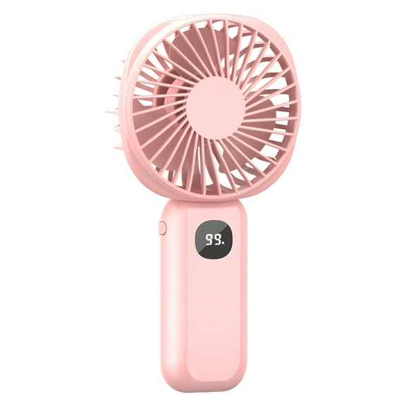 Bdday Outdoor Fans for Patios Waterproof Digital Handheld Fan Portable Usb Charging Students Outdoor Gifts Home Mini Fan Fans for Home