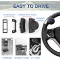 thumbnail image 4 of Perilla giratoria para volante - Universal 360 grados para vehículo de automóvil Suicide Power Booster Manija de bola Accesorios para volante para automóviles, SUV, camiones, 4 of 5